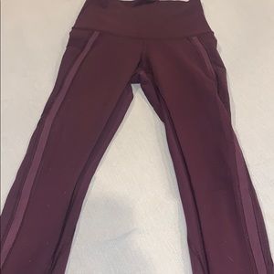 Lululemon High Rise 3/4 Length Leggings
